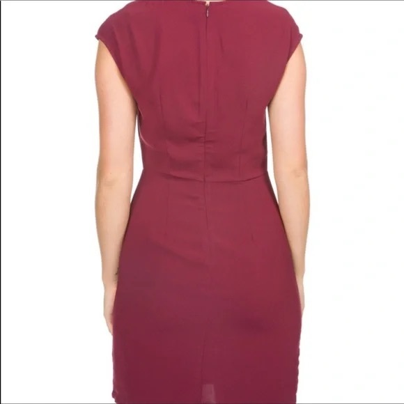 Vero Moda Wine Cocktail Dress - M - Picture 2 of 7